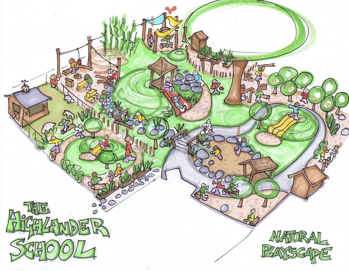 natural playscape rendering